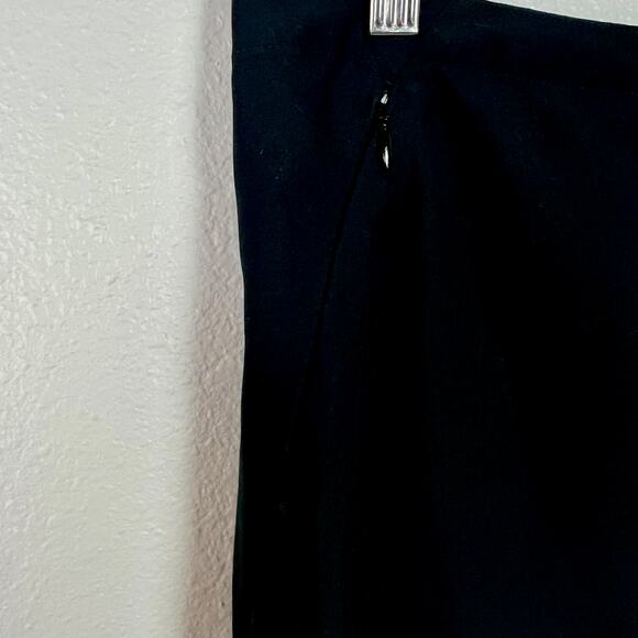 Patagonia Women's Black A-LIne Skort Side Zips Pocket Size 12 - Picture 3 of 12